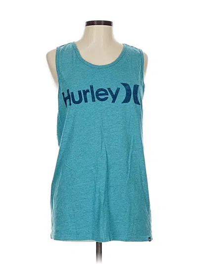 Pre-owned Hurley Sleeveless T-shirt In Blue