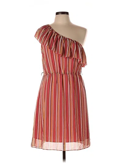 Pre-owned Bisou Bisou Casual Dress In Red