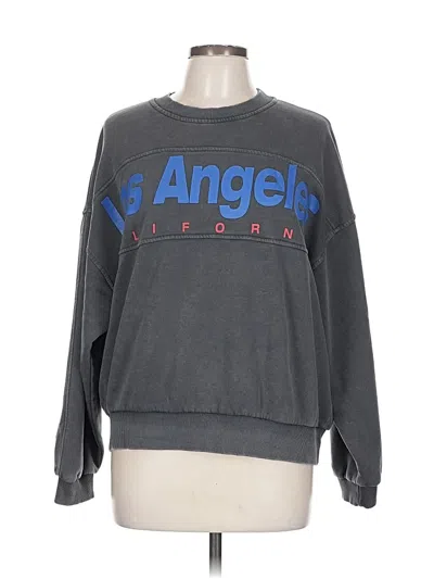 Pre-owned Zara Sweatshirt In Gray