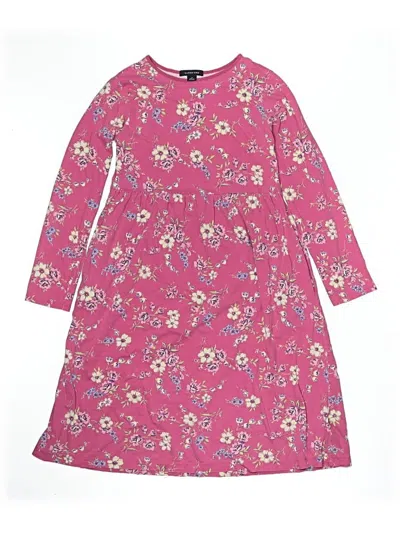 Pre-owned Lands' End Kids'  Dress In Pink