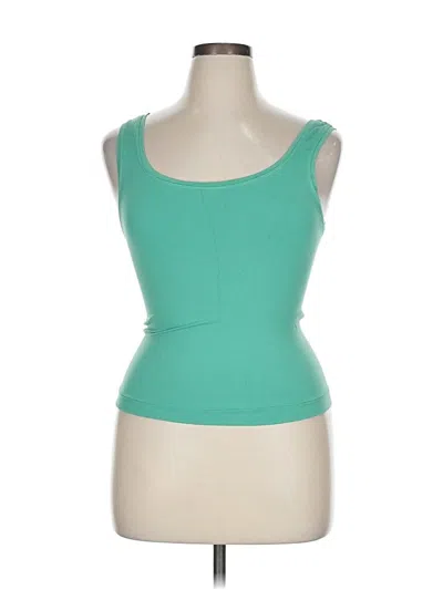 Pre-owned Soma Tank Top Green Strapless Neckline Tops
