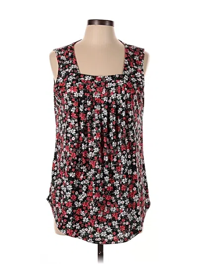 Pre-owned Unbranded Sleeveless Blouse In Black