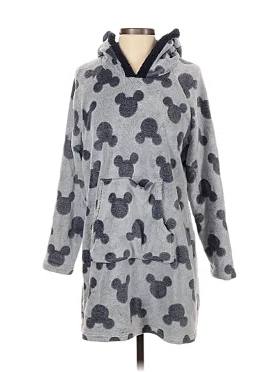 Pre-owned Disney Poncho In Gray