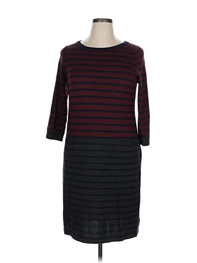Pre-owned Talbots Casual Dress In Burgundy