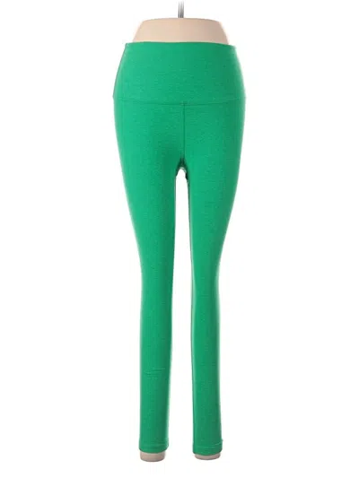 Pre-owned Beyond Yoga Active Pants In Green