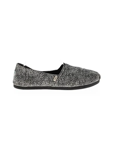 Pre-owned Toms Flats In Black