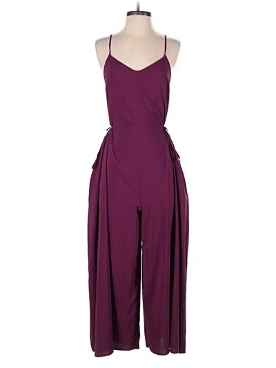 Pre-owned Athleta Jumpsuit In Burgundy