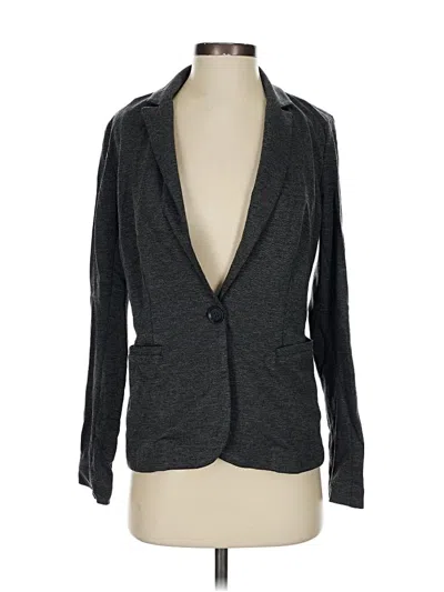 Pre-owned Olivia Moon Blazer Jacket In Gray
