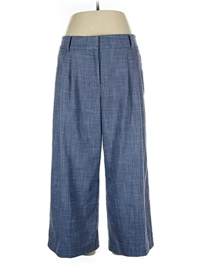 Pre-owned Ann Taylor Casual Pants In Blue