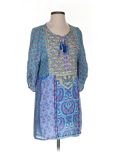 Pre-owned Tolani Casual Dress In Blue