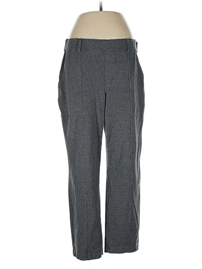 Pre-owned Lands' End Casual Pants In Gray