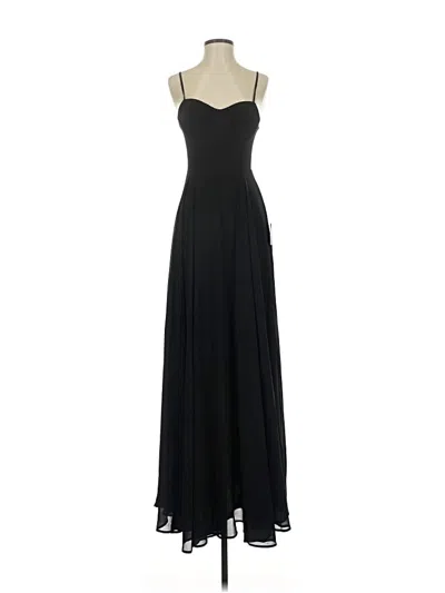 Pre-owned Lulus Cocktail Dress In Black
