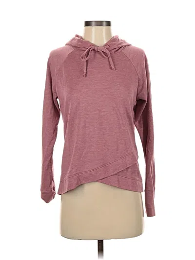 Pre-owned Balance Collection Fleece Jacket In Burgundy