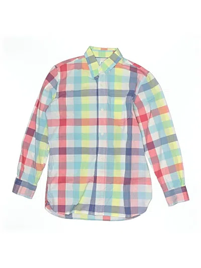Pre-owned Gap Kids' Long Sleeve Button Down Shirt In Pink