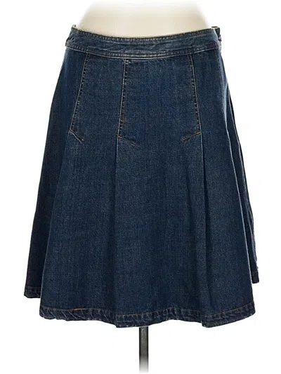 Pre-owned Isaac Mizrahi For Target Denim Skirt In Blue