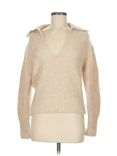 Pre-owned Vince Wool Pullover Sweater In Brown