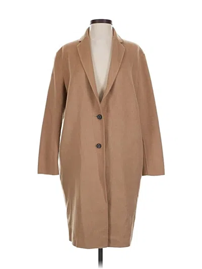 Pre-owned Allsaints Coat In Brown