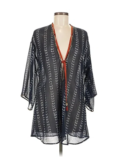 Pre-owned Robin Piccone Kimono In Gray