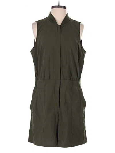 Pre-owned Athleta Romper In Green
