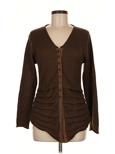 Pre-owned Neesh By D.a.r. Cardigan Sweater In Brown