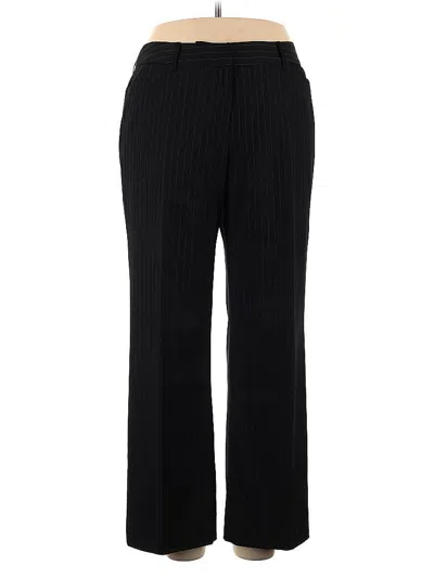 Pre-owned Kasper Dress Pants In Black