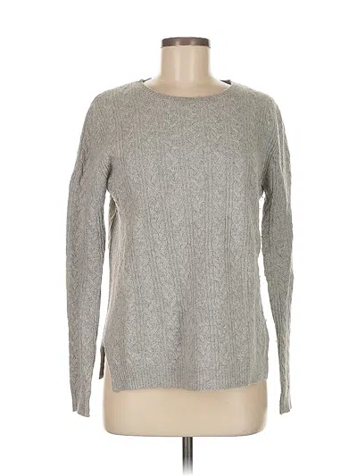 Pre-owned Zara Cashmere Pullover Sweater In Gray