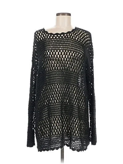 Pre-owned Show Me Your Mumu Pullover Sweater In Black