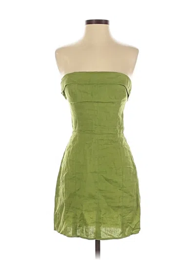Pre-owned Reformation Cocktail Dress In Green