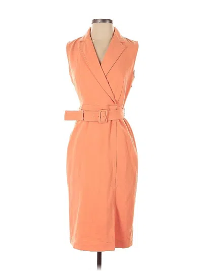 Pre-owned Ann Taylor Cocktail Dress In Orange