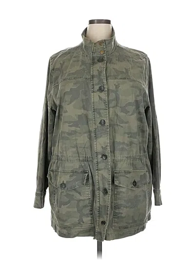 Pre-owned Lucky Brand Jacket In Green