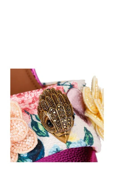 Kurt Geiger London Kensington Ankle Strap Platform Sandal In Multi