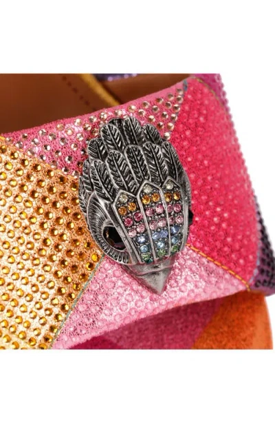 Kurt Geiger London Kensington Ankle Strap Platform Sandal In Multi