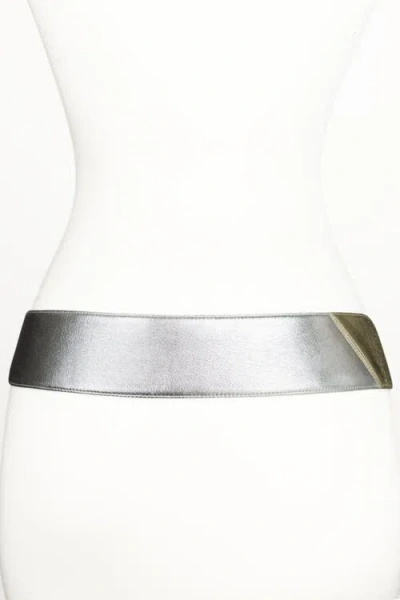 Raina Belts Vixen Color Block Leather Belt In Multi