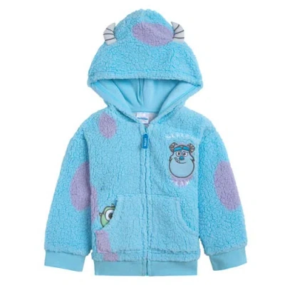 Disney Faux Shearling Hoodie In Blue