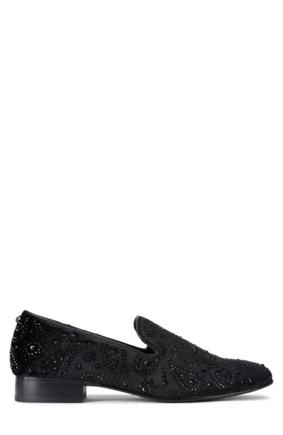 Kurt Geiger London Ace Crystal Loafer In Black