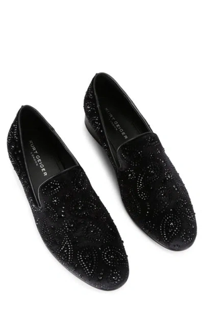 Kurt Geiger London Ace Crystal Loafer In Black