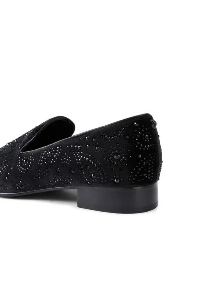 Kurt Geiger London Ace Crystal Loafer In Black