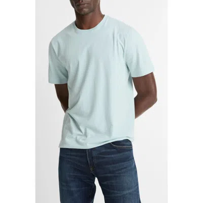 Vince Short Sleeve Crewneck Tee In Blue
