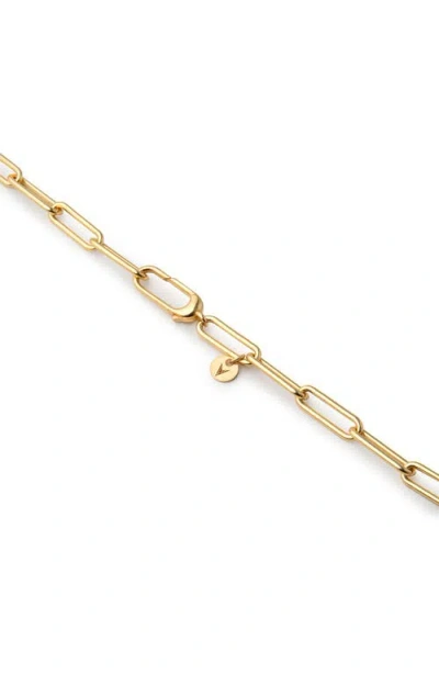 Vincero Paper Clip Chain Necklace In Blue