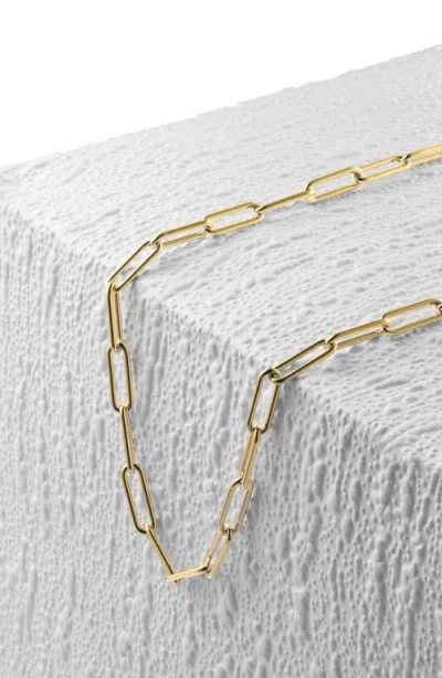 Vincero Paper Clip Chain Necklace In Blue