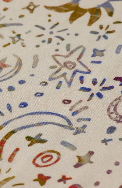 Scotch & Soda Print Long Sleeve T-shirt In Multi