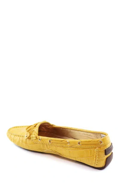 Marc Joseph New York Cypress Hill Croco Tiebow Driver Loafer
