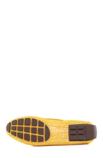 Marc Joseph New York Cypress Hill Croco Tiebow Driver Loafer