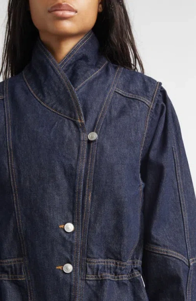Isabel Marant Dolie Denim Jacket In Blue