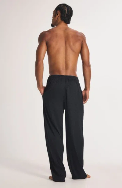 Savage X Fenty Savage X Satin Jacquard Sleep Pants In Black