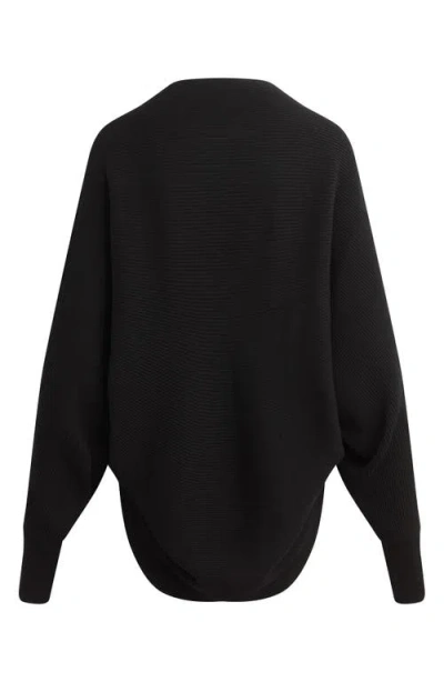 Favorite Daughter The Layla Rib Wool Shrug Cardigan In Black