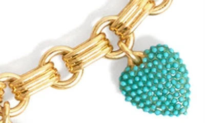 Clare V . Le Heartbreaker Necklace In Gold