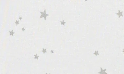 Quincy Mae Stars Stretch Modal Footie In White