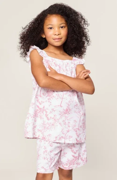 Petite Plume Kids' Clara Short Two-piece Pajamas In Multi