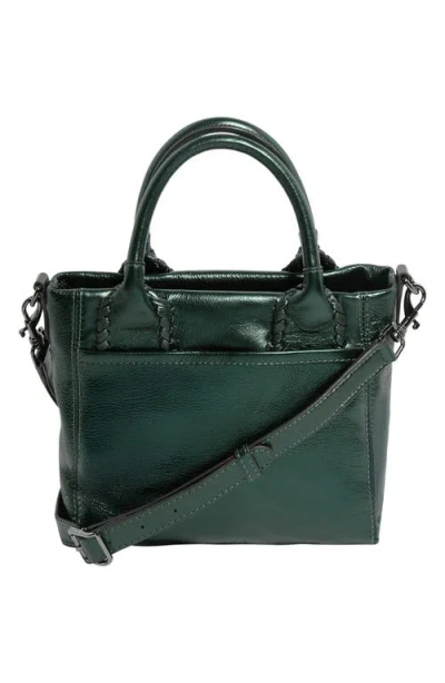 Aimee All For Love Novelty French Leather Tote In Orange